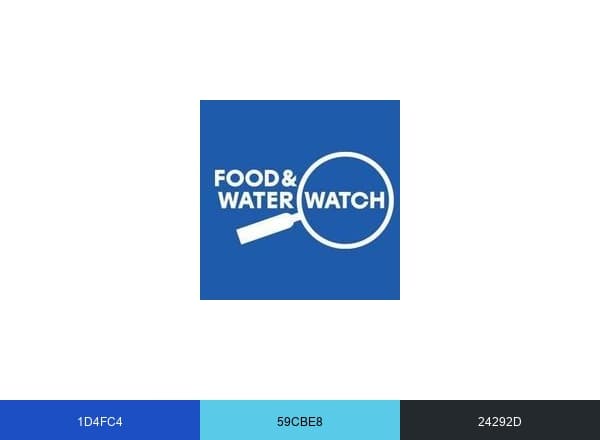 Food & Water Watch brand color palette