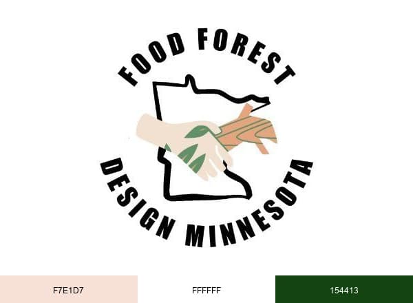 Food Forest Design Minnesota brand color palette