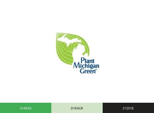 Plant Michigan Green brand color palette