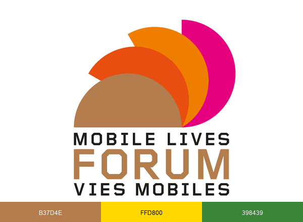 Forum Vies Mobiles brand color palette