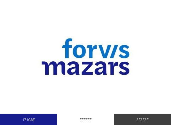 Forvis Mazars Group brand color palette