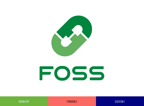 Foss Maritime brand color palette