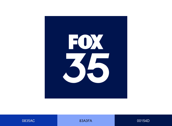 FOX 35 Orlando brand color palette