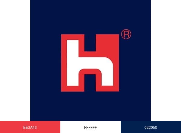 Hon Hai Technology Group (Foxconn) brand color palette