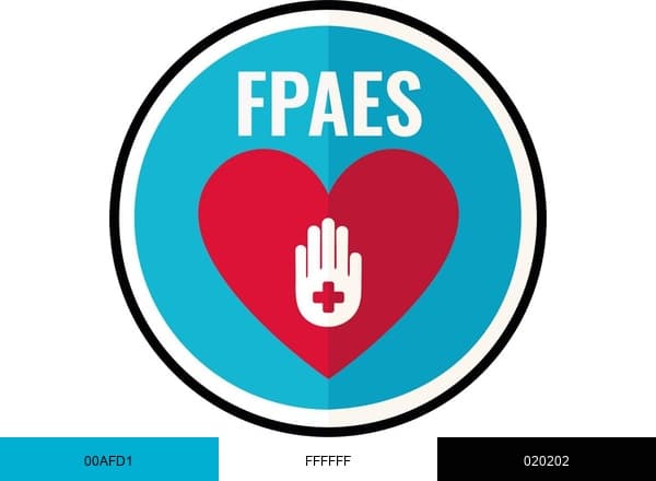 FPAES Formación brand color palette