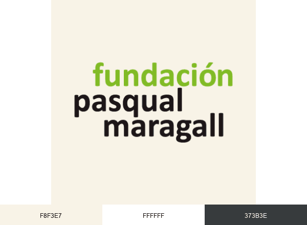 Fundación Pasqual Maragall brand color palette