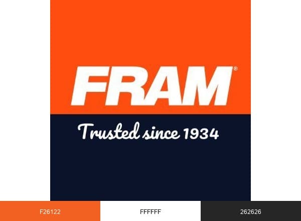 FRAM brand color palette