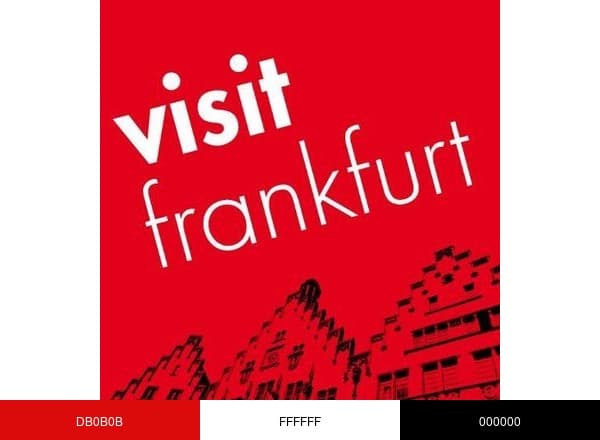 Visit Frankfurt brand color palette