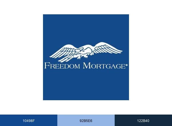 Freedom Mortgage brand color palette