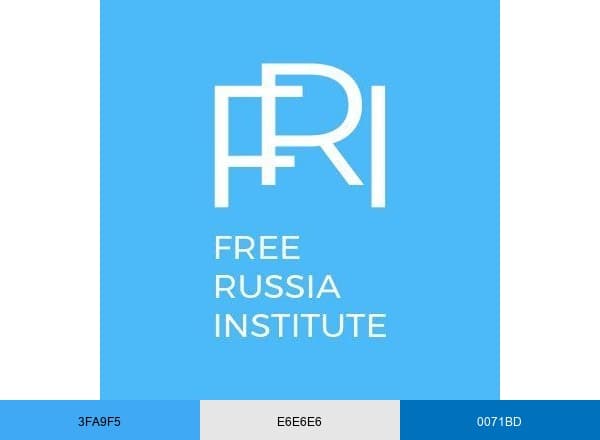 Free Russia Institute brand color palette