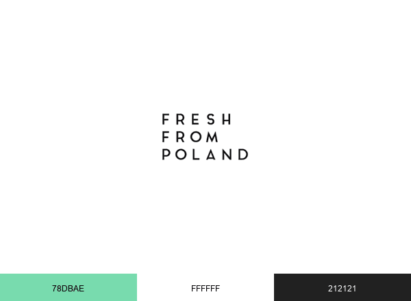 Fresh From Poland brand color palette