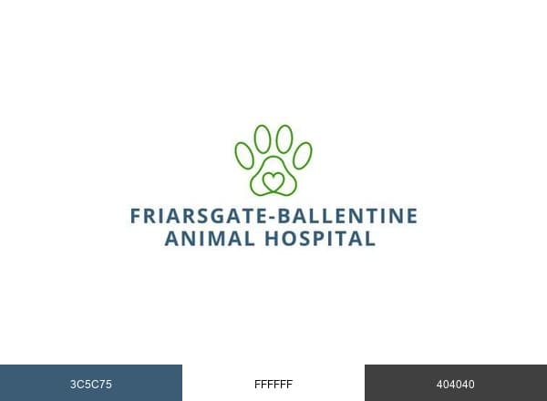 at Friarsgate Animal Hospital brand color palette