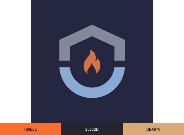 Frontline Wildfire brand color palette