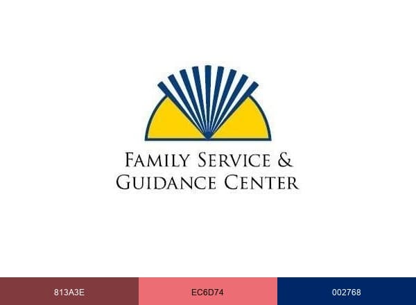 Family Service & Guidance Center brand color palette