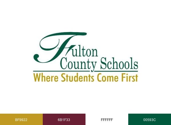 Fulton County Schools brand color palette