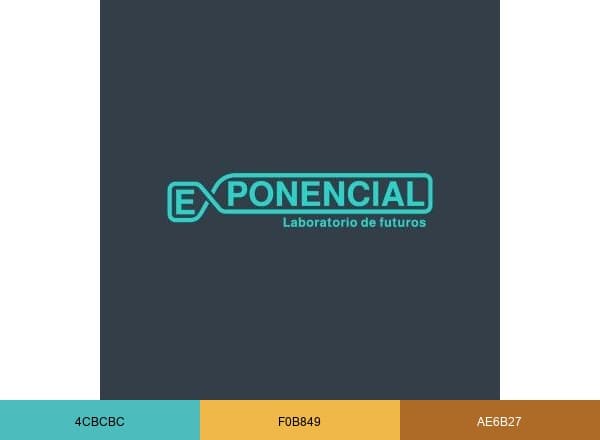 Exponencial brand color palette