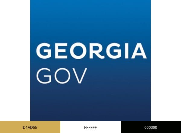 GeorgiaGov brand color palette