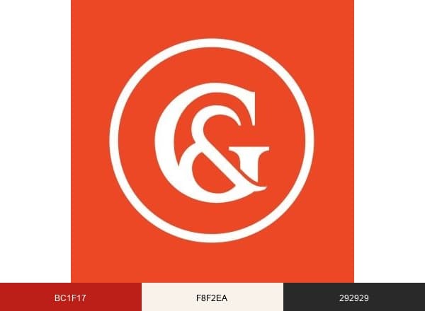Gabriel & Co. brand color palette