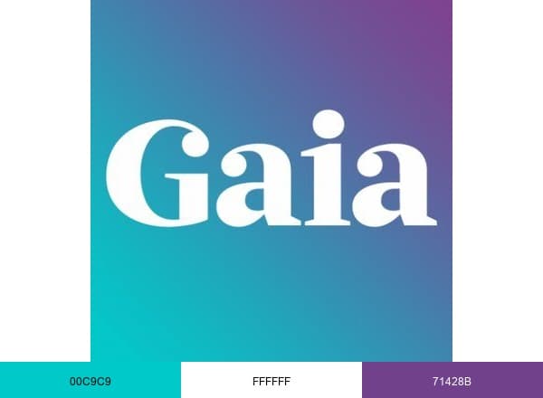 Gaia brand color palette