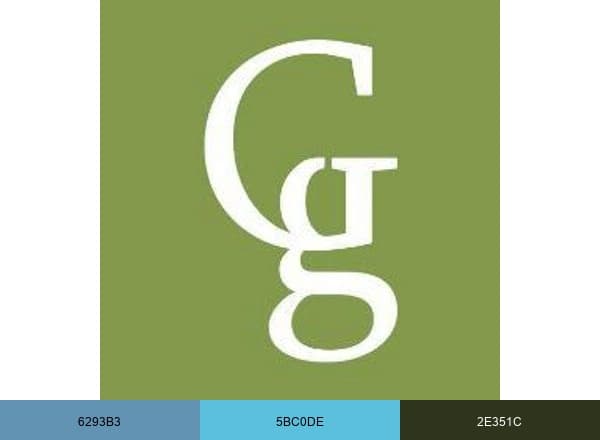 GainsboroughGiftware brand color palette
