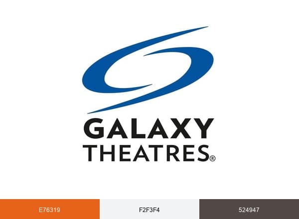 Galaxy Theatres brand color palette