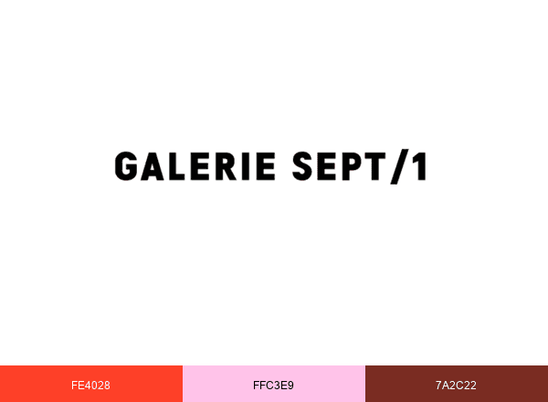 Galerie Sept brand color palette