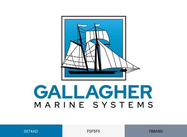 Gallagher Marine Systems brand color palette