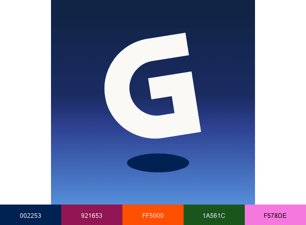 Gamma brand color palette