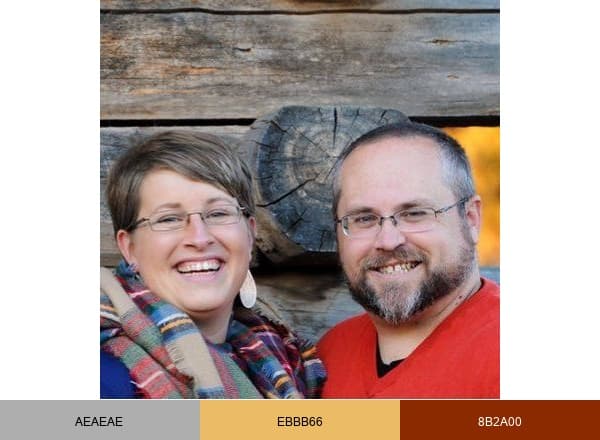 Gastronomblog brand color palette