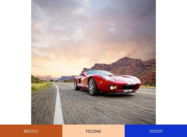 Gateway Canyons brand color palette