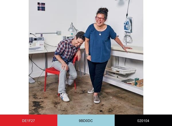 Virginia B. Johnson brand color palette