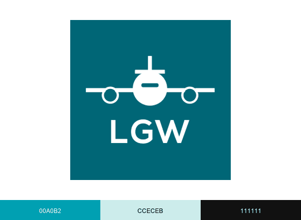 Gatwick Airport brand color palette