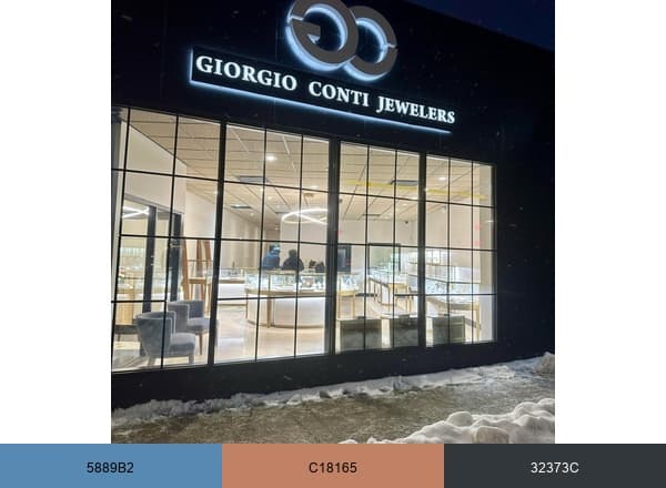 Giorgio Conti Jewelers | Southfield MI brand color palette