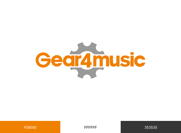 Gear4music brand color palette