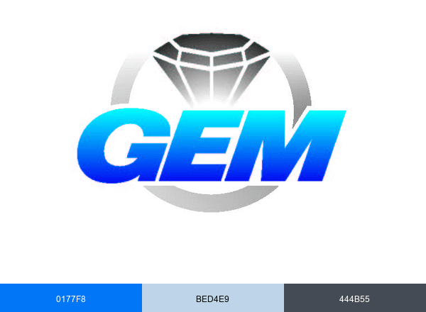 GEM Gaming brand color palette