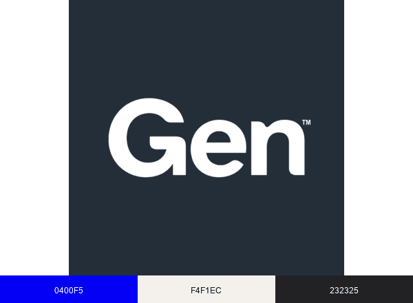 Gen Threat Labs brand color palette