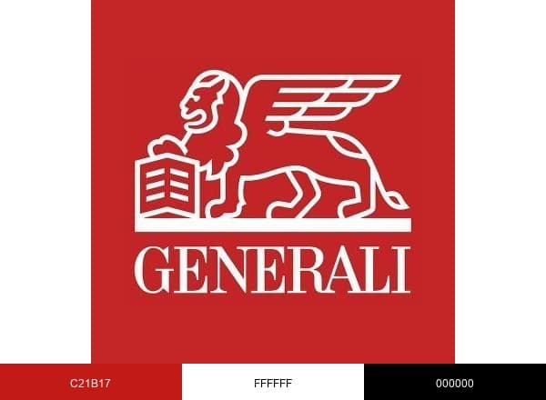 Generali brand color palette