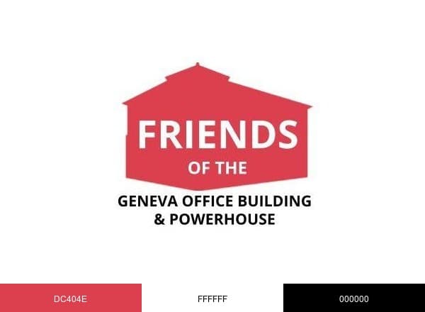 Friends of the Geneva Office Building & Powerhouse brand color palette