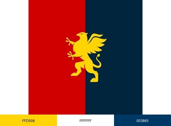 Genoa CFC brand color palette