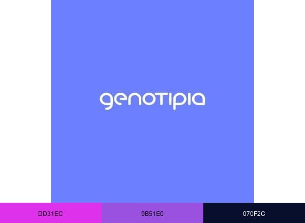 Genotipia brand color palette