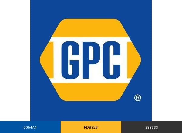 Genuine Parts Company brand color palette