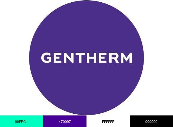 Gentherm brand color palette