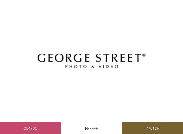 George Street Photo & Video brand color palette