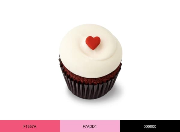 Georgetown Cupcake brand color palette