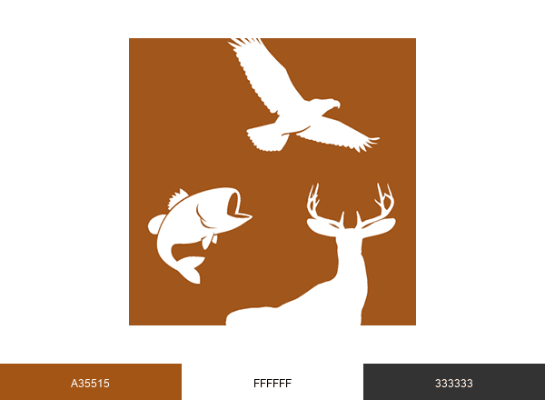 Georgia DNR Wildlife brand color palette