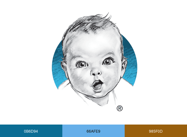 Gerber Life Insurance brand color palette