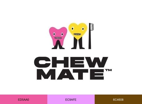 Chewmate brand color palette