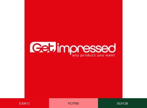 GET IMPRESSED Group brand color palette