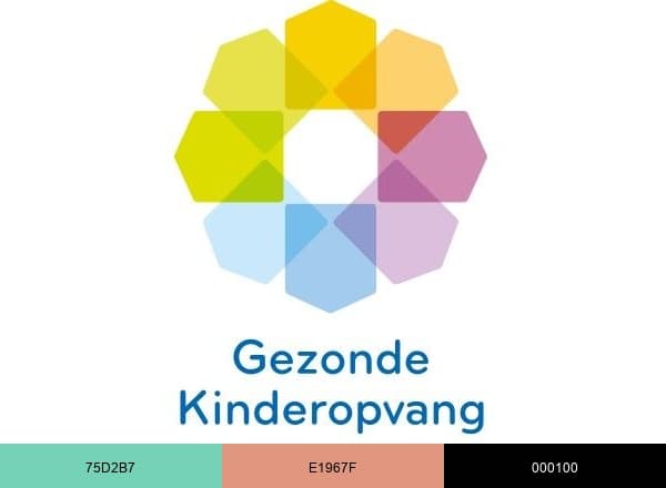 Gezonde Kinderopvang brand color palette