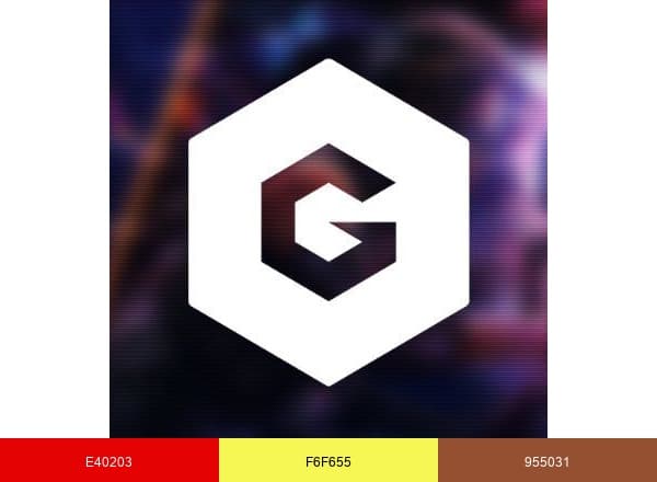 Gfinity brand color palette